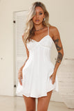 Flirt With Me Mini Dress White