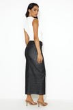 Always The Trendsetter Denim Maxi Skirt Black