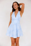 Bridge Between Love Mini Dress Blue