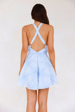 Bridge Between Love Mini Dress Blue