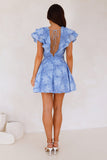 Lily's Song Mini Dress Blue