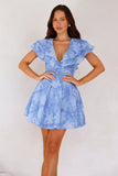 Lily's Song Mini Dress Blue