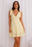 Seashell Spectacular Mini Dress Yellow