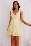 Seashell Spectacular Mini Dress Yellow