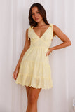 Seashell Spectacular Mini Dress Yellow