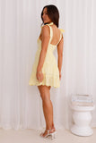 Seashell Spectacular Mini Dress Yellow