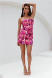 Style Needs Strapless Mini Dress Pink