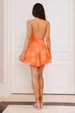 Bridge Between Love Mini Dress Orange