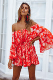 Made In The Aftermath Romper Red